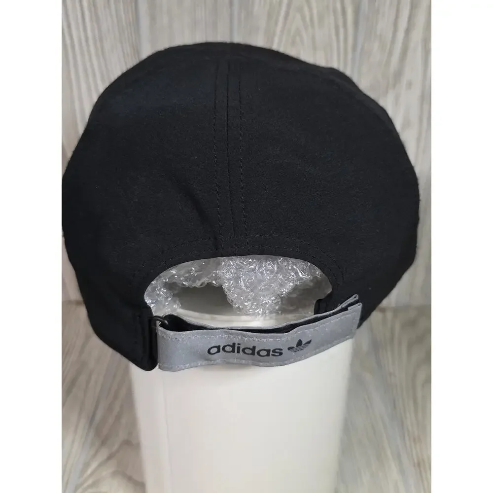 Adidas 3 Stripes Black Adjustable Strap Adult Unisex Hat